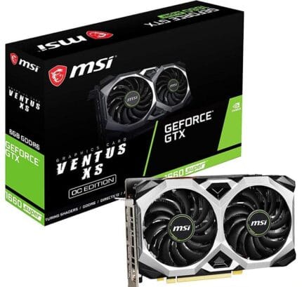 MSI GTX 1660 SUPER 6GB GDDR6 VENTUS XS OC GRAPHIC CARD