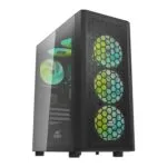 ANT ESPORTS GAMING CABINET 250 AIR ARGB BLACK