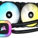 CORSAIR LIQUID CPU DESKTOP FAN (H100 RGB) 240MM LGA1700