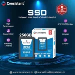 Consistent SSD 256GB SATA